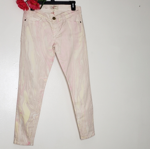 NEW Current Elliott Marble Taffy Cigarette Jeans Skinny Stiletto Ankle Summer - Picture 5 of 16